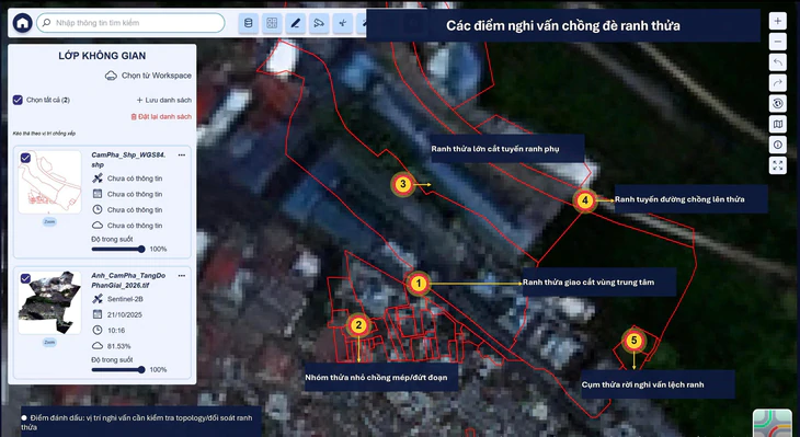 Ứng dụng viễn thám và GeoAI: Đột phá làm sạch cơ sở dữ liệu đất đai - Ảnh 1.