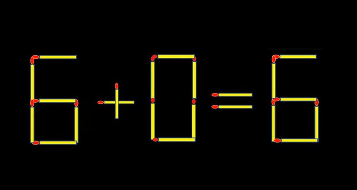 Thử tài IQ: Di chuyển một que diêm để 6+8=5 thành phép tính đúng - Ảnh 1.