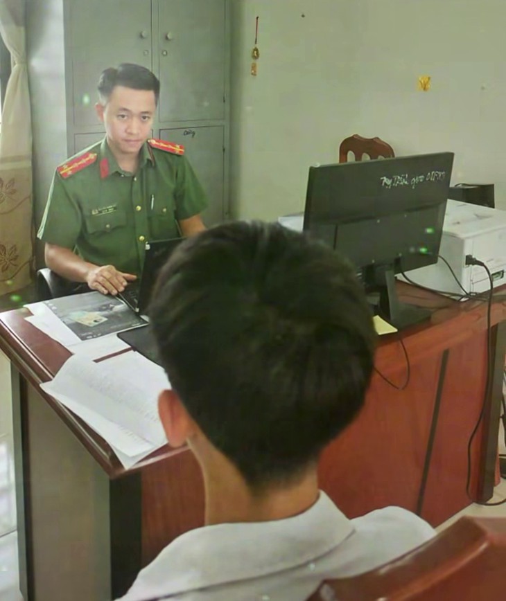 Công an mời nam sinh 16 tuổi dàn dựng tai nạn giao thông ở Hưng Yên - Ảnh 1.