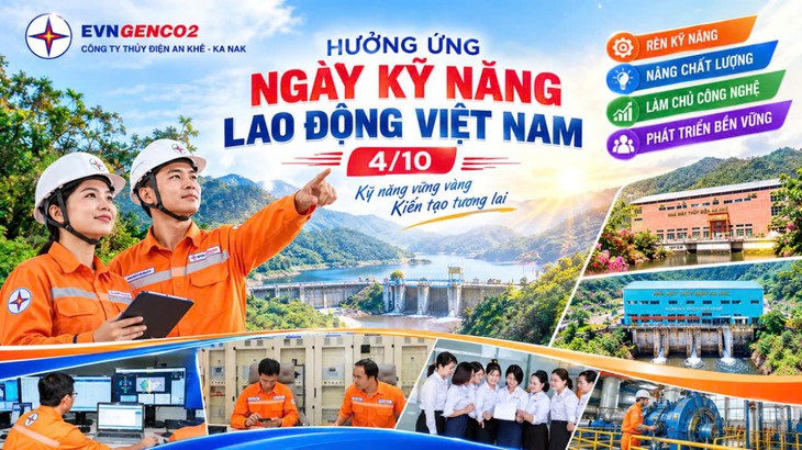 Thủy điện An Khê - Ka Nak hưởng ứng Ngày Kỹ năng lao động Việt Nam - Ảnh 1.