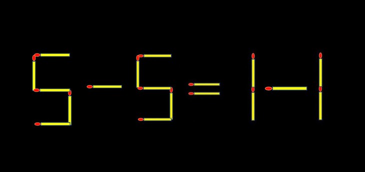 Thử tài IQ: Di chuyển một que diêm để 9-5=11 thành phép tính đúng - Ảnh 1.