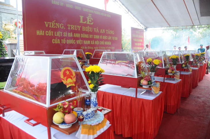 14 liệt sĩ được người dân chỉ nơi chôn cất đã an nghỉ tại Hội An - Ảnh 3.