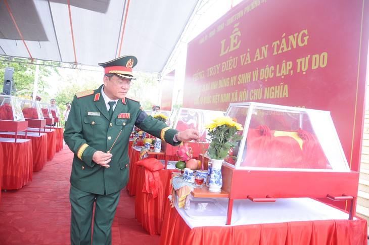 14 liệt sĩ được người dân chỉ nơi chôn cất đã an nghỉ tại Hội An - Ảnh 5.
