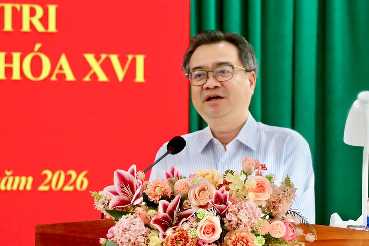 Ông Nguyễn Thanh Nghị ghi nhận kiến nghị gỡ khó giá cá ngừ - Ảnh 3.