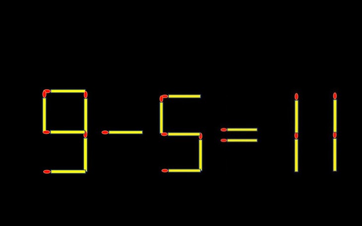 Thử tài IQ: Di chuyển một que diêm để 7-4=5 thành phép tính đúng - Ảnh 8.