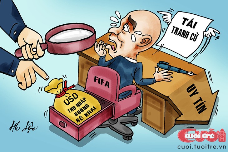 Ghế Chủ tịch FIFA bỗng nóng vì… túi tiền dưới ghế - Ảnh 1.