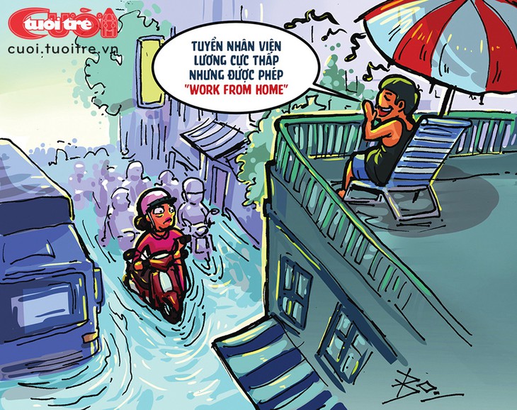 Giám đốc ngồi sân thượng tuyển nhân viên trực tiếp - Ảnh 2.