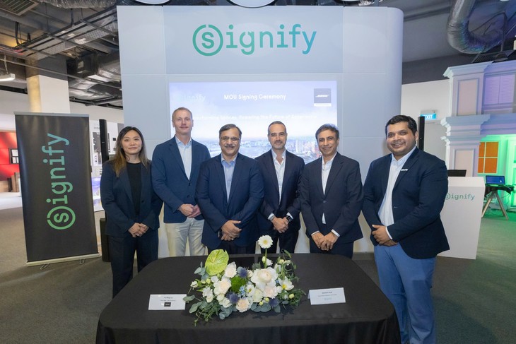 Signify bắt tay Bose Professional phát triển giải pháp ánh sáng và âm thanh tích hợp - Ảnh 1.