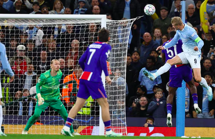 Haaland lập cú đúp, Man City vẫn thua PSG trên sân nhà - Ảnh 3.