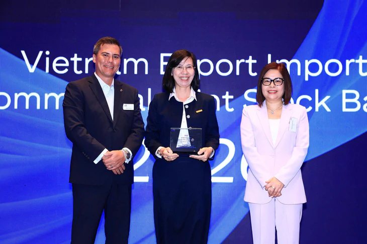 Eximbank được Citibank trao giải STP Award 2025 - Ảnh 1.