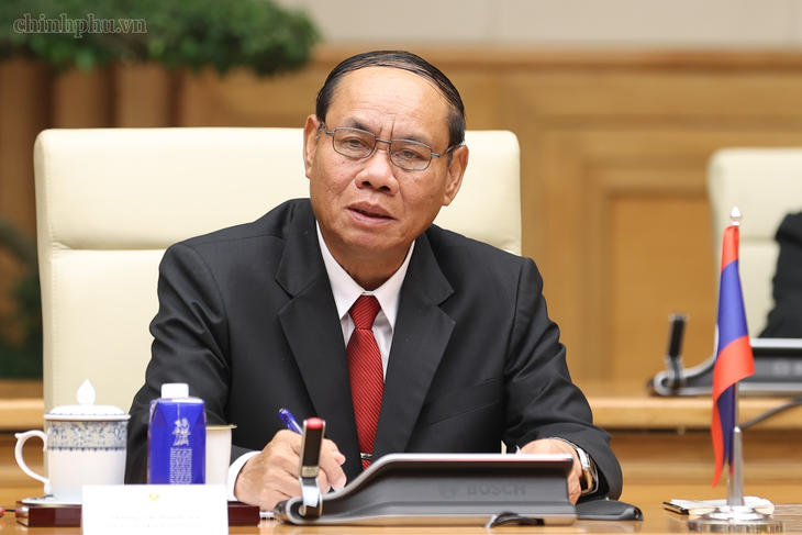 Thủ tướng Lê Minh Hưng: Việt Nam luôn coi trọng và dành ưu tiên cao nhất cho quan hệ với Lào - Ảnh 3.