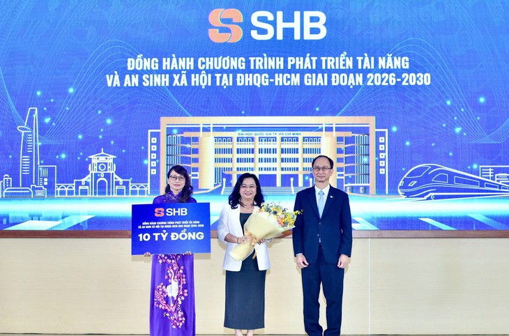 SHB dành 10 tỉ đồng phát triển tài năng tại Đại học Quốc gia TP.HCM - Ảnh 2.