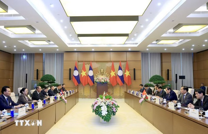 Việt Nam - Lào chia sẻ kinh nghiệm lập pháp, giám sát - Ảnh 3.