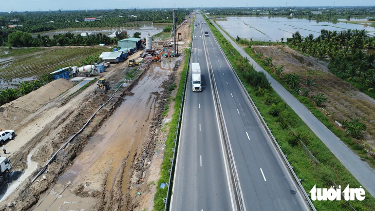 Cao tốc TP . HCM - Trung Lương chậm tiến độ , nguy cơ nút thắt cổ chai giao thông - Ảnh 3.
