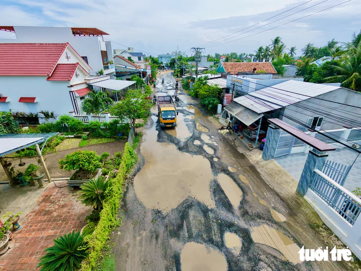 Đường ĐT649 vào danh thắng Gành Đá Đĩa thành 'bẫy' sau mưa - Ảnh 5.