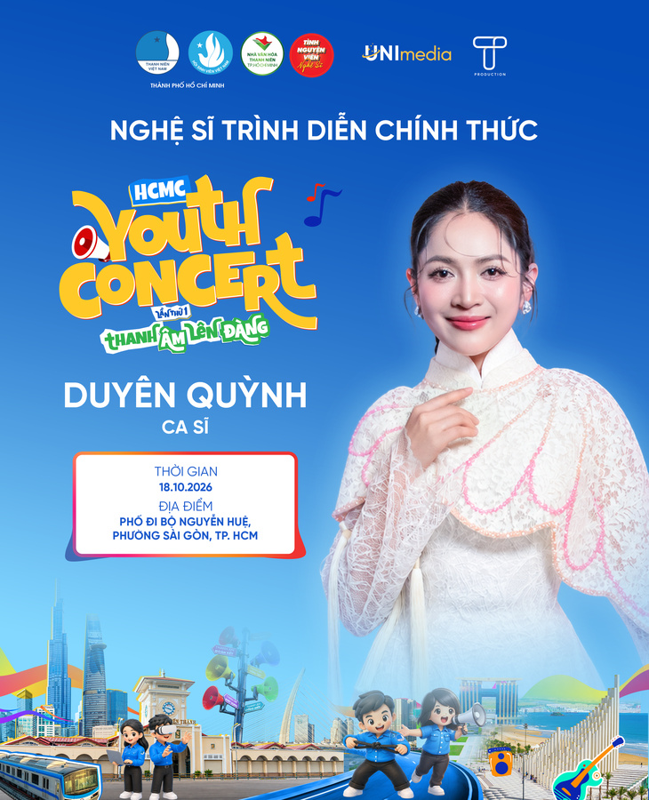 Sẵn sàng cháy hết mình cùng dàn Line-up đình đám tại 'HCM Youth Concert 2026' - Ảnh 3.