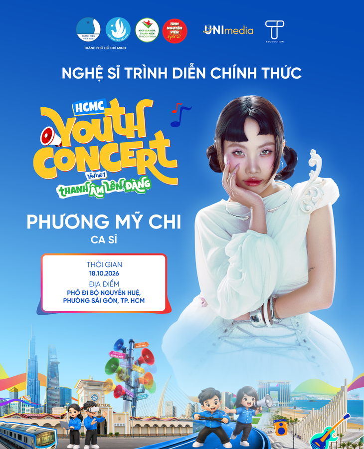 Sẵn sàng cháy hết mình cùng dàn Line-up đình đám tại 'HCM Youth Concert 2026' - Ảnh 1.