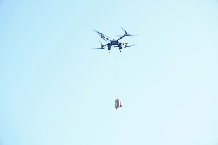 Đà Nẵng thử nghiệm drone chở hàng 120kg phục vụ cứu hộ, cứu nạn - Ảnh 3.