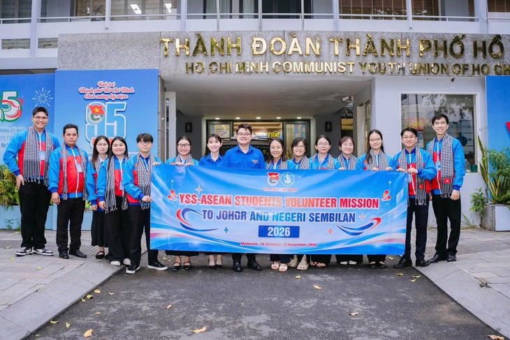 13 đại biểu tuổi trẻ TP.HCM tham gia chương trình Tình nguyện sinh viên ASEAN - YSS 2026 tại Malaysia - Ảnh 1.