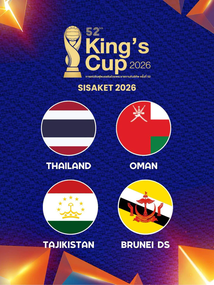 'Hết biết mời ai' Thái Lan chọn Brunei đá King’s Cup 2026 - Ảnh 1.