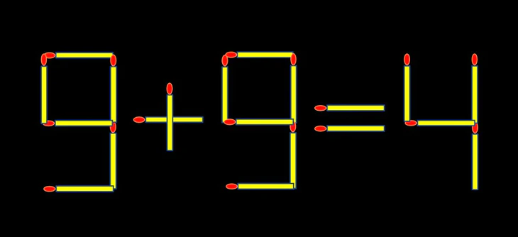 Thử tài IQ: Di chuyển một que diêm để 9-8=18 thành phép tính đúng - Ảnh 3.