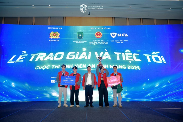 Sinh viên Học viện Công nghệ Bưu chính viễn thông giành giải nhất 'Sinh viên an ninh mạng 2026' - Ảnh 2.