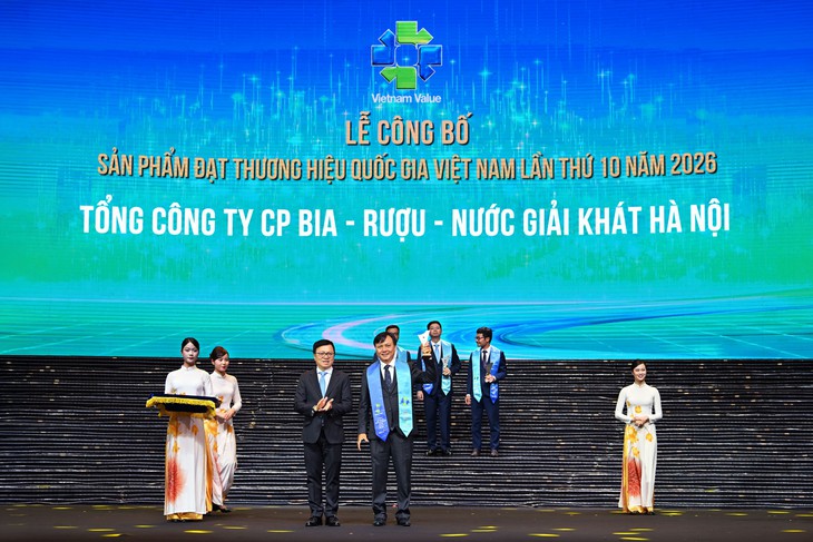 HABECO 8 lần liên tiếp đạt Thương hiệu Quốc gia - Ảnh 1.