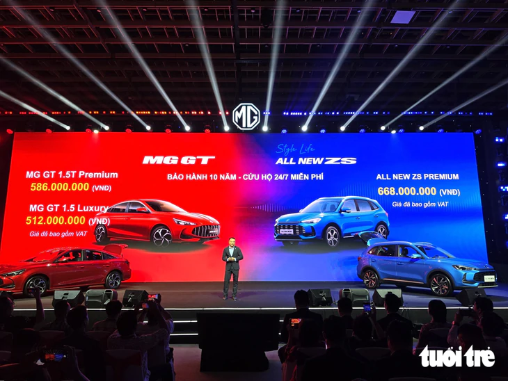 MG làm mới dải sản phẩm tại Việt Nam với SUV ZS thế hệ mới và sedan GT - Ảnh 1.