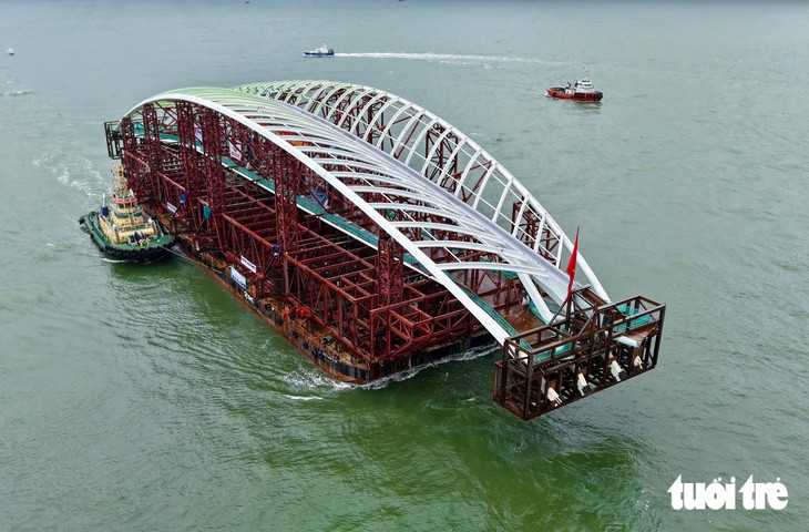 Khoảnh khắc đặc biệt: Nhịp cầu đi bộ qua sông Sài Gòn đến Cần Giờ, gặp dự án đường vượt biển - Ảnh 2.