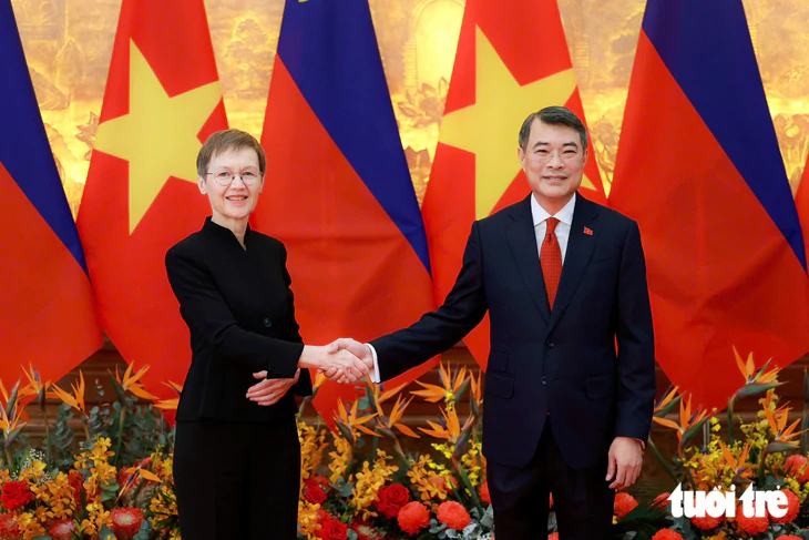 Lễ đón Thủ tướng Công quốc Liechtenstein lần đầu tiên thăm Việt Nam - Ảnh 6.