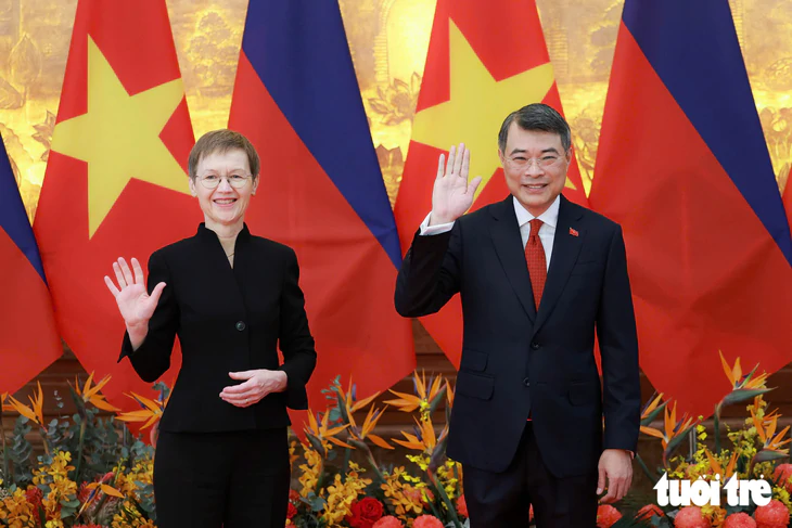Lễ đón Thủ tướng Công quốc Liechtenstein lần đầu tiên thăm Việt Nam - Ảnh 7.