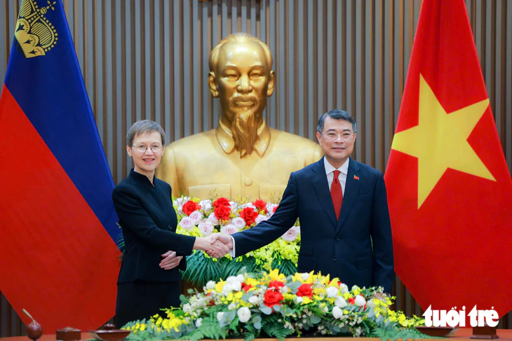Lễ đón Thủ tướng Công quốc Liechtenstein lần đầu tiên thăm Việt Nam - Ảnh 8.
