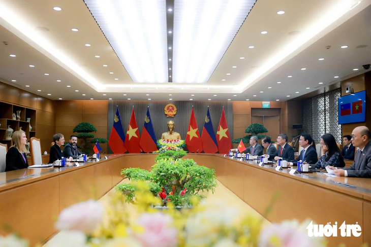 Lễ đón Thủ tướng Công quốc Liechtenstein lần đầu tiên thăm Việt Nam - Ảnh 11.