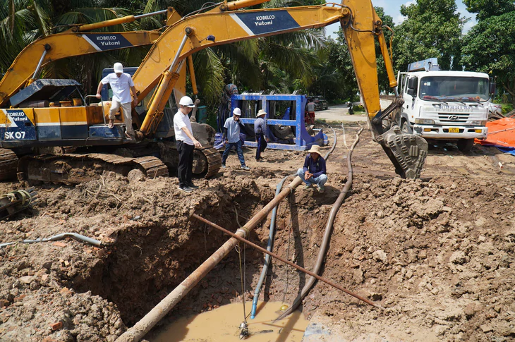 Đẩy nhanh tiến độ nhà máy nước thô liên vùng ứng phó El Nino - Ảnh 4.