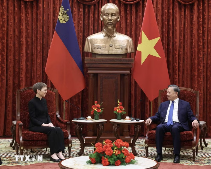 Tổng Bí thư, Chủ tịch nước Tô Lâm tiếp Thủ tướng Công quốc Liechtenstein - Ảnh 2.