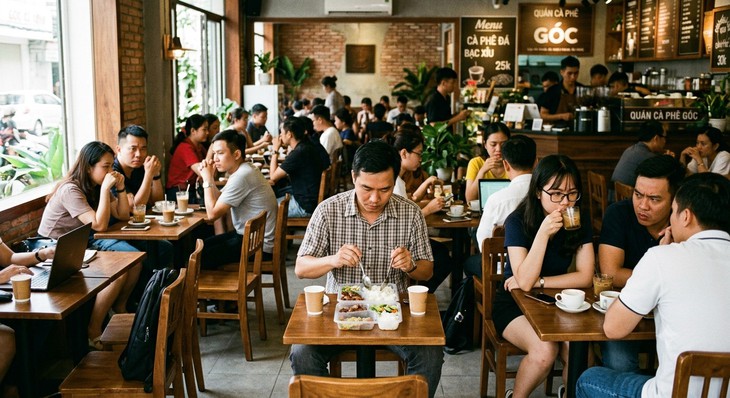 Mang đồ ăn vào quán cà phê: tiết kiệm cá nhân hay chuyện ứng xử - Ảnh 1.