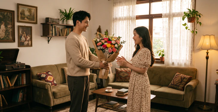 Tặng hoa tươi hay quà cho Ngày 20-10? - Ảnh 1.