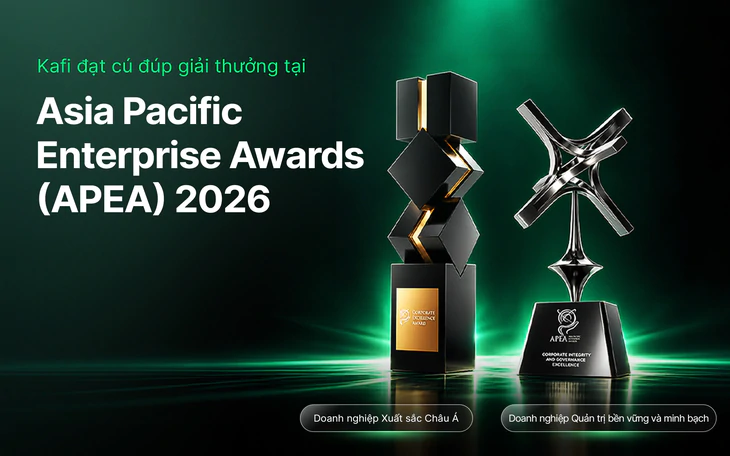 Chứng khoán Kafi đạt cú đúp giải thưởng APEA 2026, lợi nhuận 9 tháng tăng 58% - Ảnh 1.