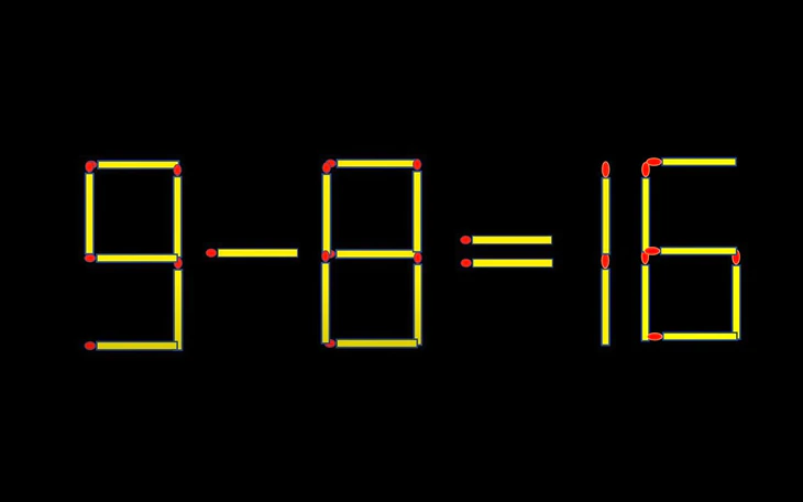 Thử tài IQ: Di chuyển một que diêm để 8-8=12 thành phép tính đúng - Ảnh 7.