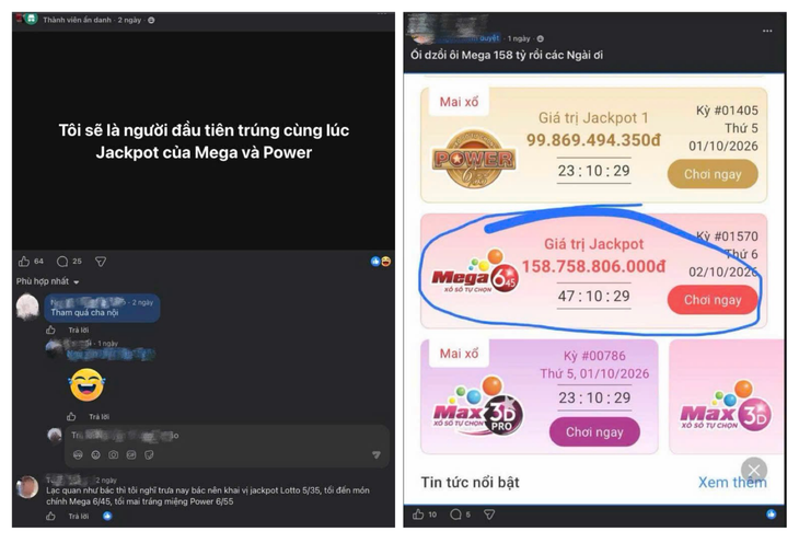 Jackpot xổ số Mega 6/45 có thể phá kỷ lục 10 năm vào tối nay - Ảnh 1.