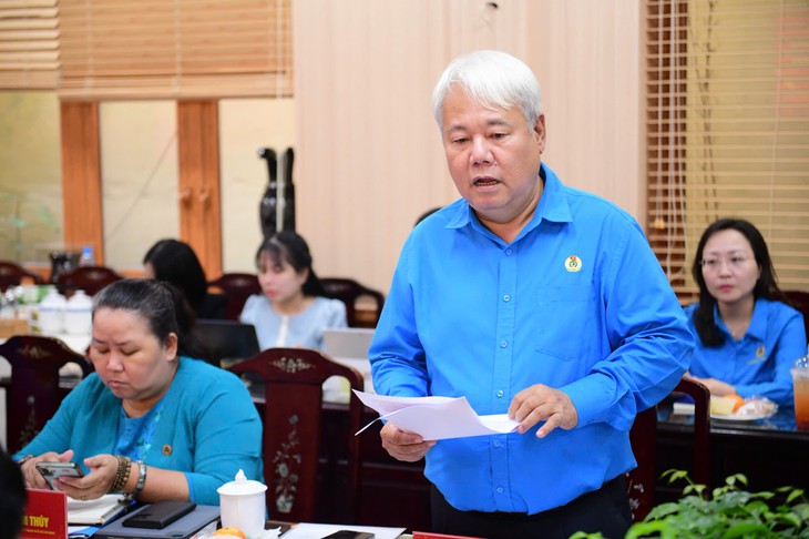 Ông Lê Quốc Phong: Tập trung bố trí nhân sự cho tổ chức công đoàn khu công nghiệp, khu chế xuất - Ảnh 3.