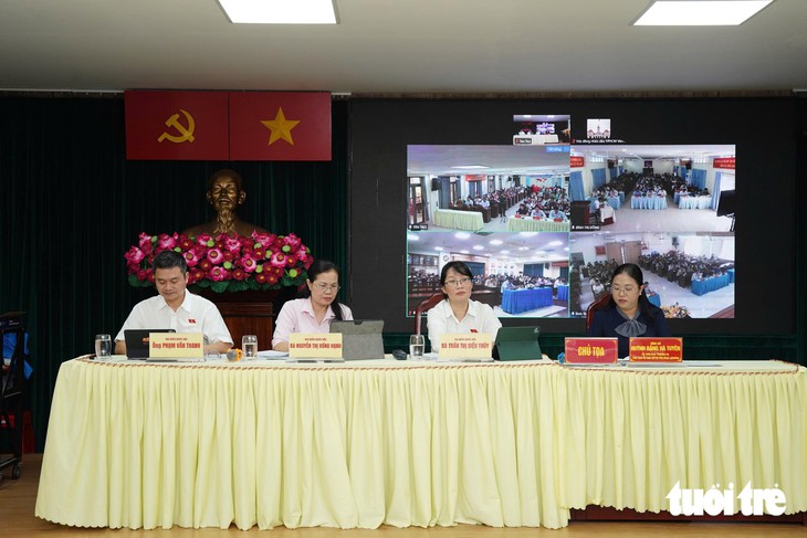 Cử tri TP.HCM kiến nghị nghiên cứu giải pháp chống ngập, xử lý lấn chiếm lòng lề đường - Ảnh 1.