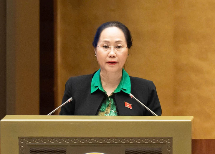 Bộ trưởng Lâm Thị Phương Thanh trình sửa 7 luật, nhiều điểm mới về phân cấp, phân quyền - Ảnh 1.