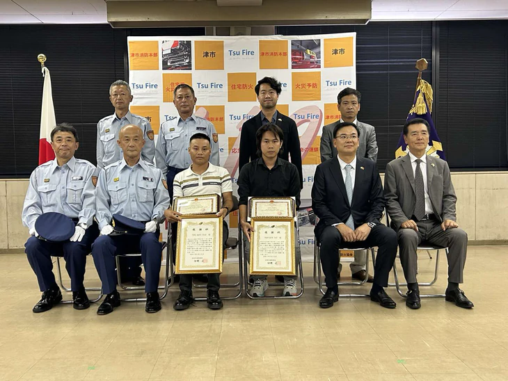 Người Nhật Bản mang câu chuyện '2 thanh niên Việt Nam cứu người' làm bài học sinh tồn - Ảnh 1.