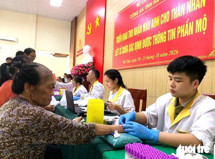 Hà Tĩnh tổ chức thu nhận mẫu ADN thân nhân liệt sĩ đợt 2 - Ảnh 3.