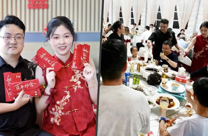 'Đám cưới 4 không' của cô dâu hướng nội ở Trung Quốc - Ảnh 1.
