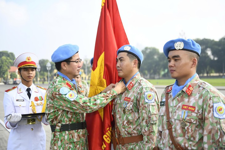 Đội công binh số 4 báo công dâng Bác sau khi kết thúc nhiệm vụ gìn giữ hòa bình ở Abyei - Ảnh 4.