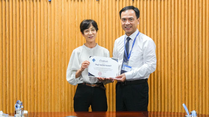 GS.TS Kaeko Kamei là giáo sư thỉnh giảng đầu tiên tại Đại học Cần Thơ - Ảnh 1.