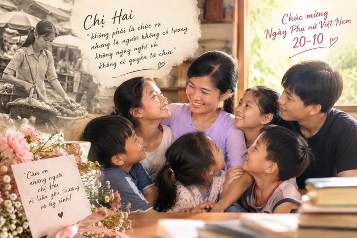 Gửi "chị Hai" – Chức vụ không lương, không ngày nghỉ và trọn đời không thể từ chức - Ảnh 1.
