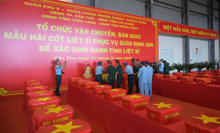 Quân khu 9 vận chuyển hơn 8.000 hài cốt liệt sĩ bằng máy bay quân sự - Ảnh 1.